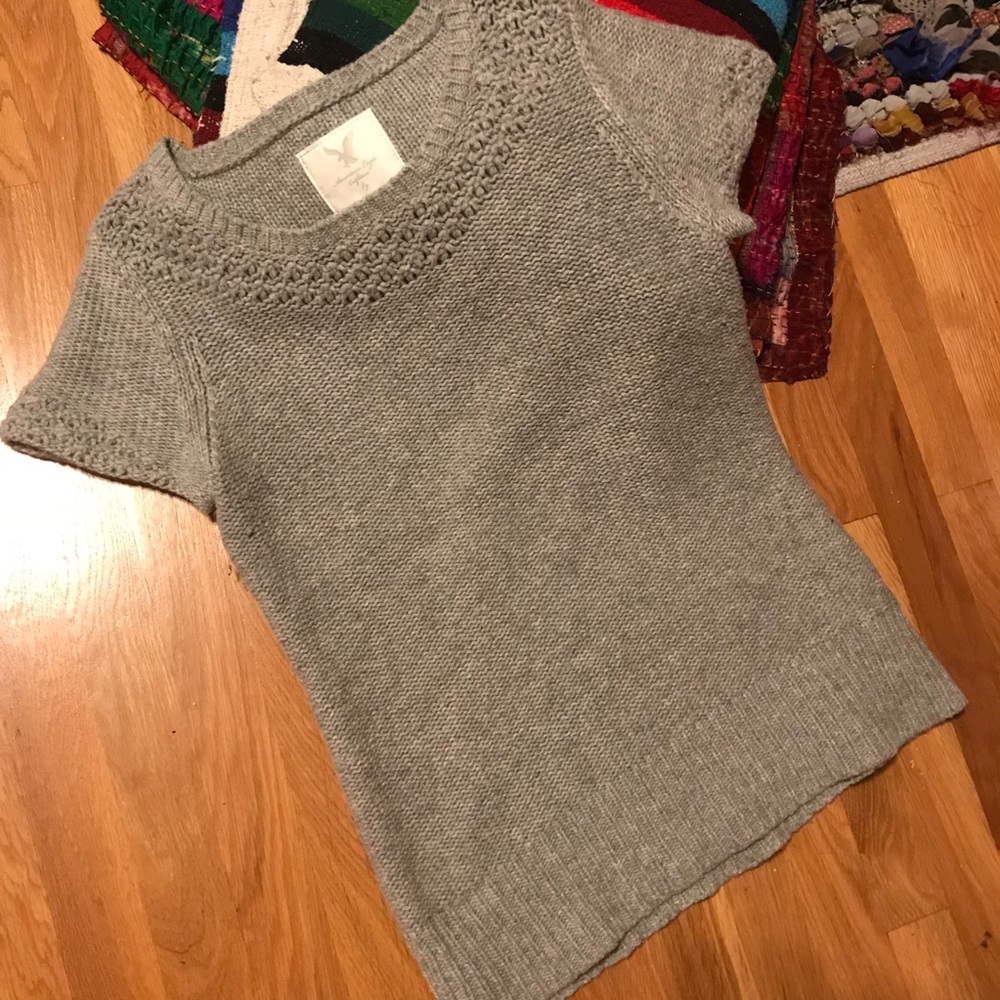Gray American Eagle Sweater